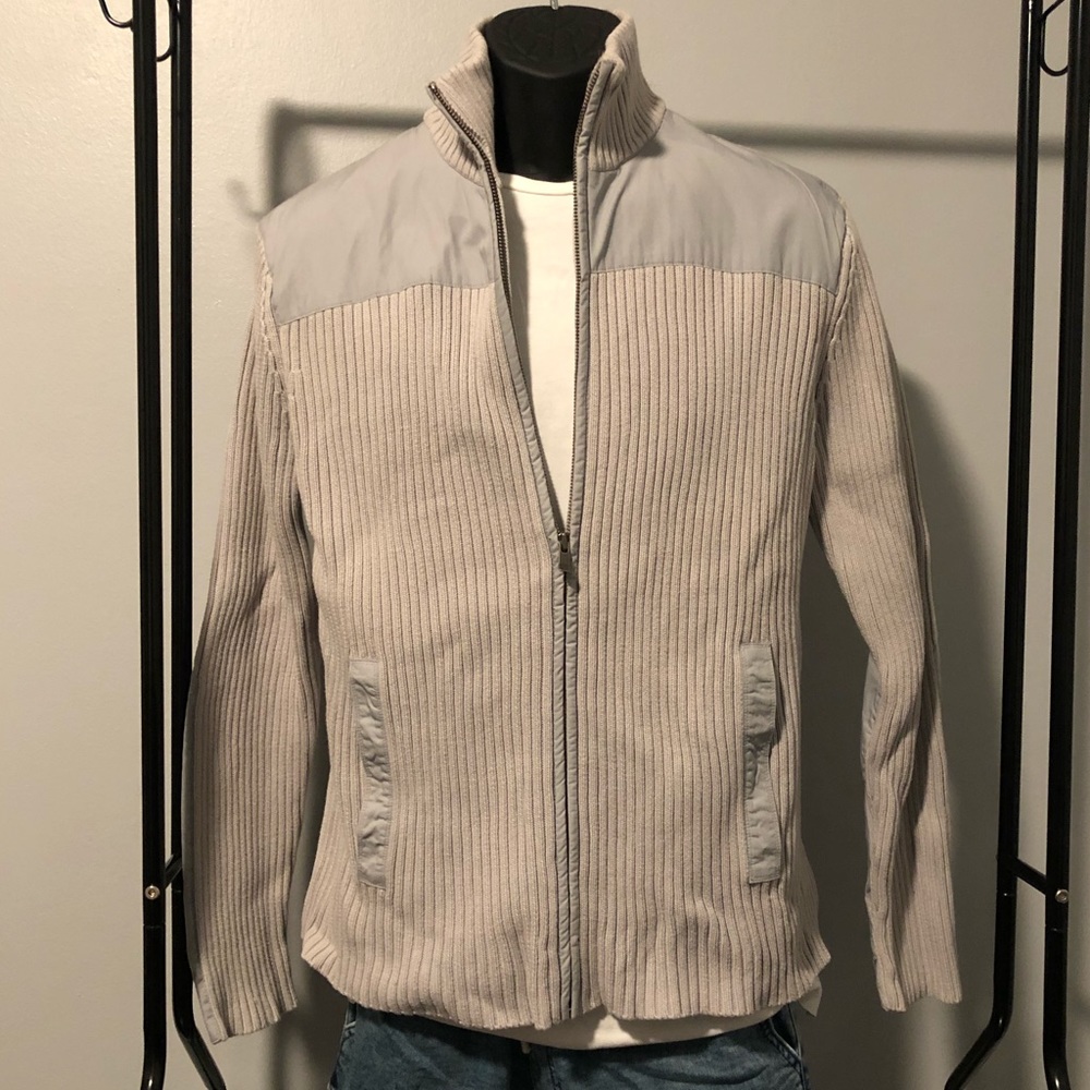 Calvin Klein Full Zip Knitted Sweater